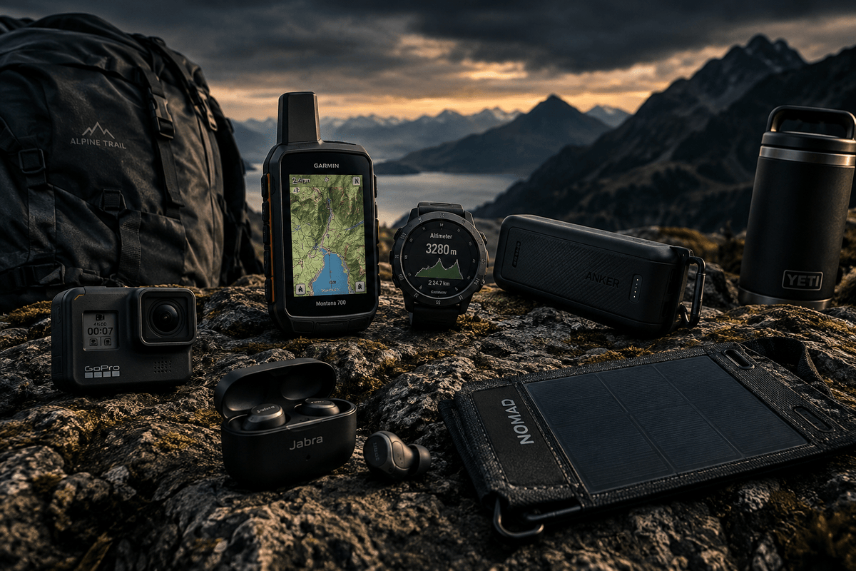 Outdoor & Travel Tech gadgets featuring portable electronics, smart accessories, and convenient gear for adventures and life on the go