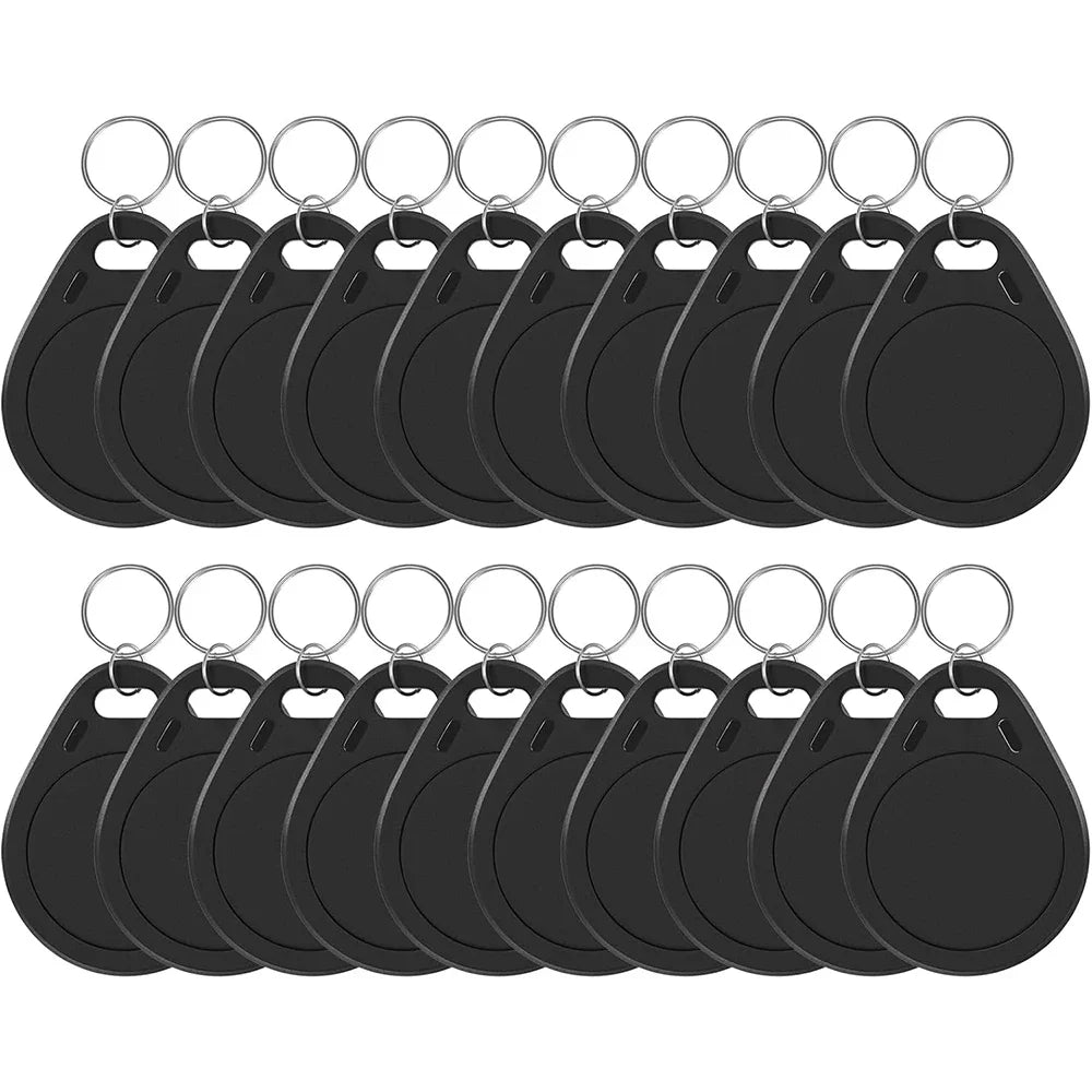NFC tag Ntag215 black keychain rewritable NFC business card programmable 504 byte memory,compatible with Android and iPhone