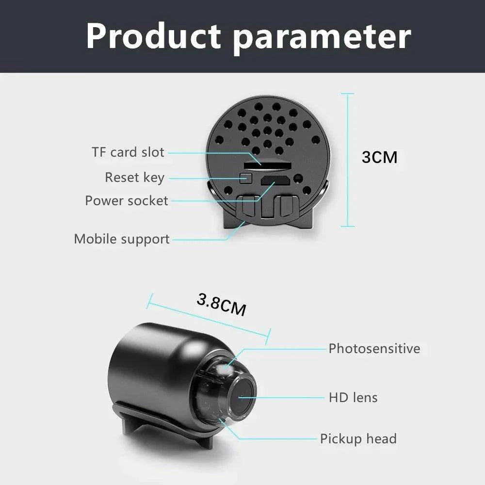 Mini WiFi Security Camera with Night Vision