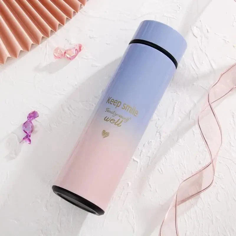 500ML Smart Thermos Water Bottle Led Digital Temperature Display Stainless Steel Coffee Thermal Mugs Intelligent Insulation Cups