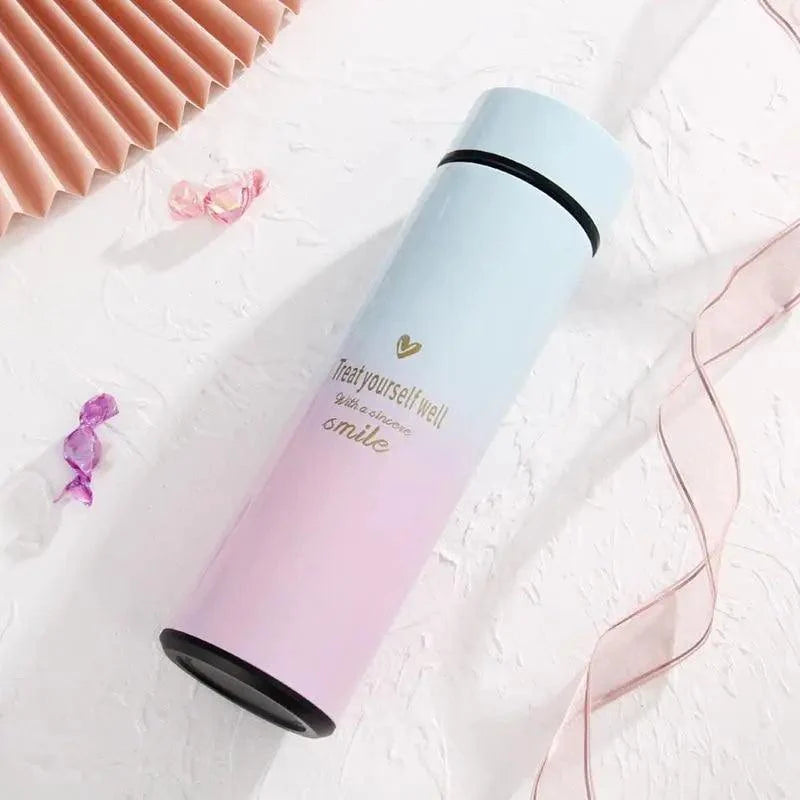 500ML Smart Thermos Water Bottle Led Digital Temperature Display Stainless Steel Coffee Thermal Mugs Intelligent Insulation Cups