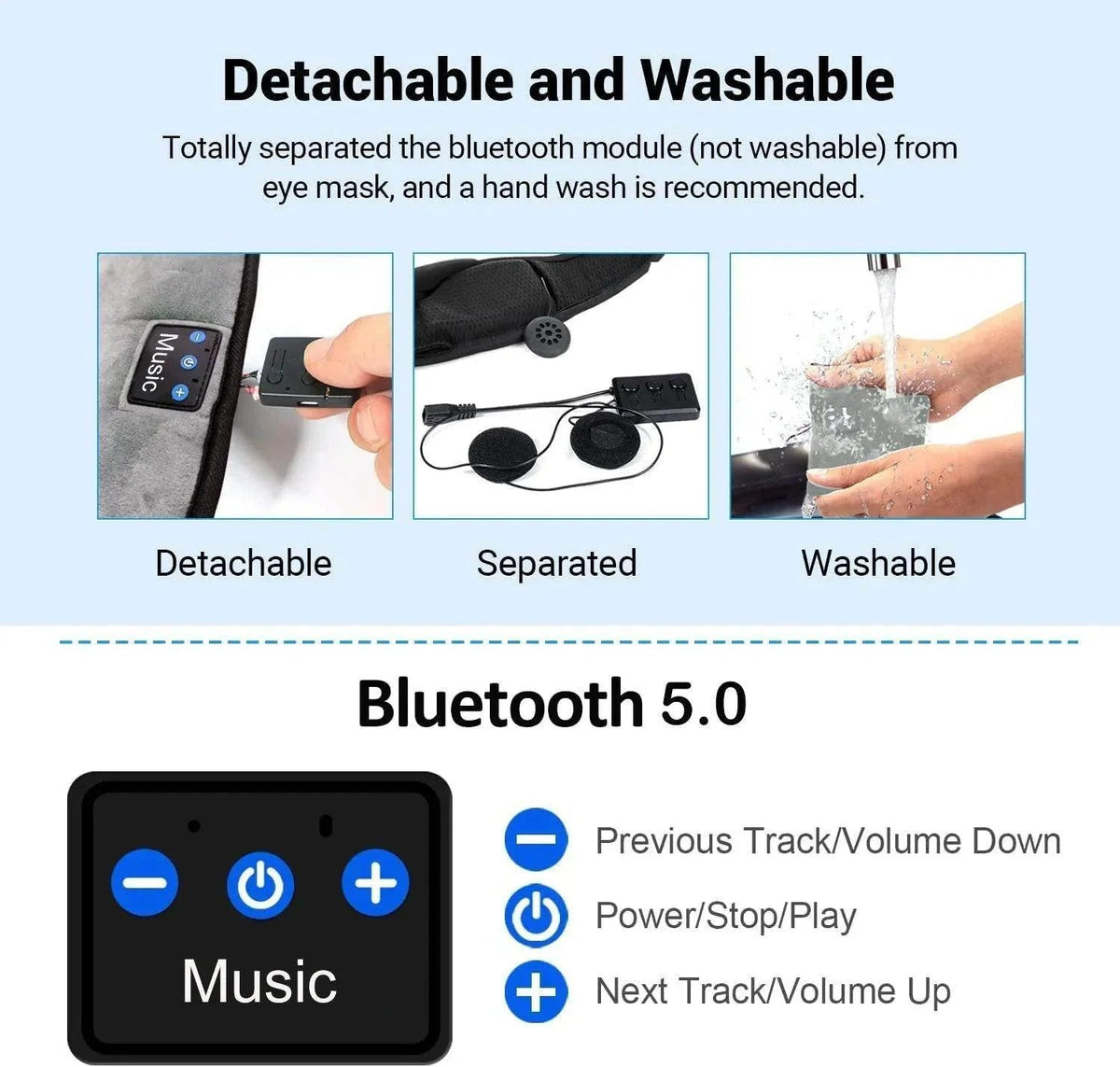 Wireless Sleep Headphones for Side Sleepers