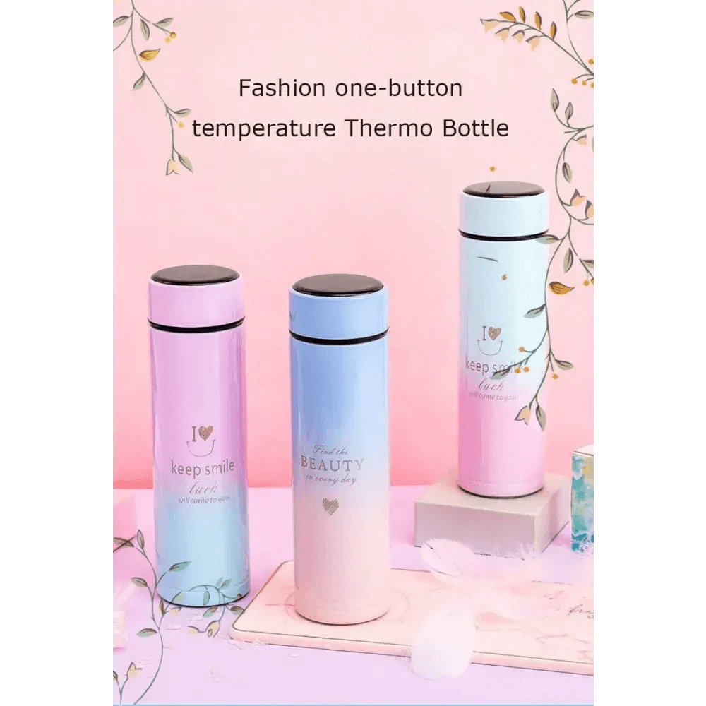 500ML Smart Thermos Water Bottle Led Digital Temperature Display Stainless Steel Coffee Thermal Mugs Intelligent Insulation Cups