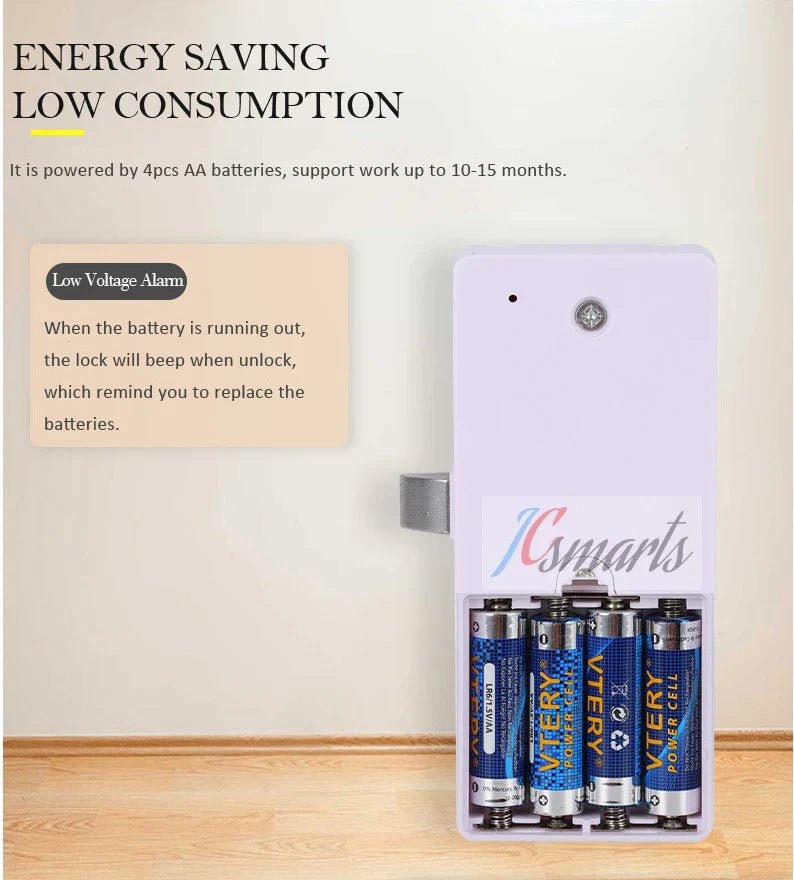 Intelligent Keypad RFID Electronic Cabinet Locker Sauna Lock for Home Gym School Spa Cabinet Door
