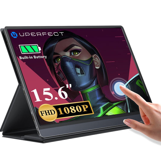 UPERFECT UTouch G16 15.6 Inch 120Hz Portable Gaming Monitor For Steam Deck Built-in 10800mAh Battery External Second Screen